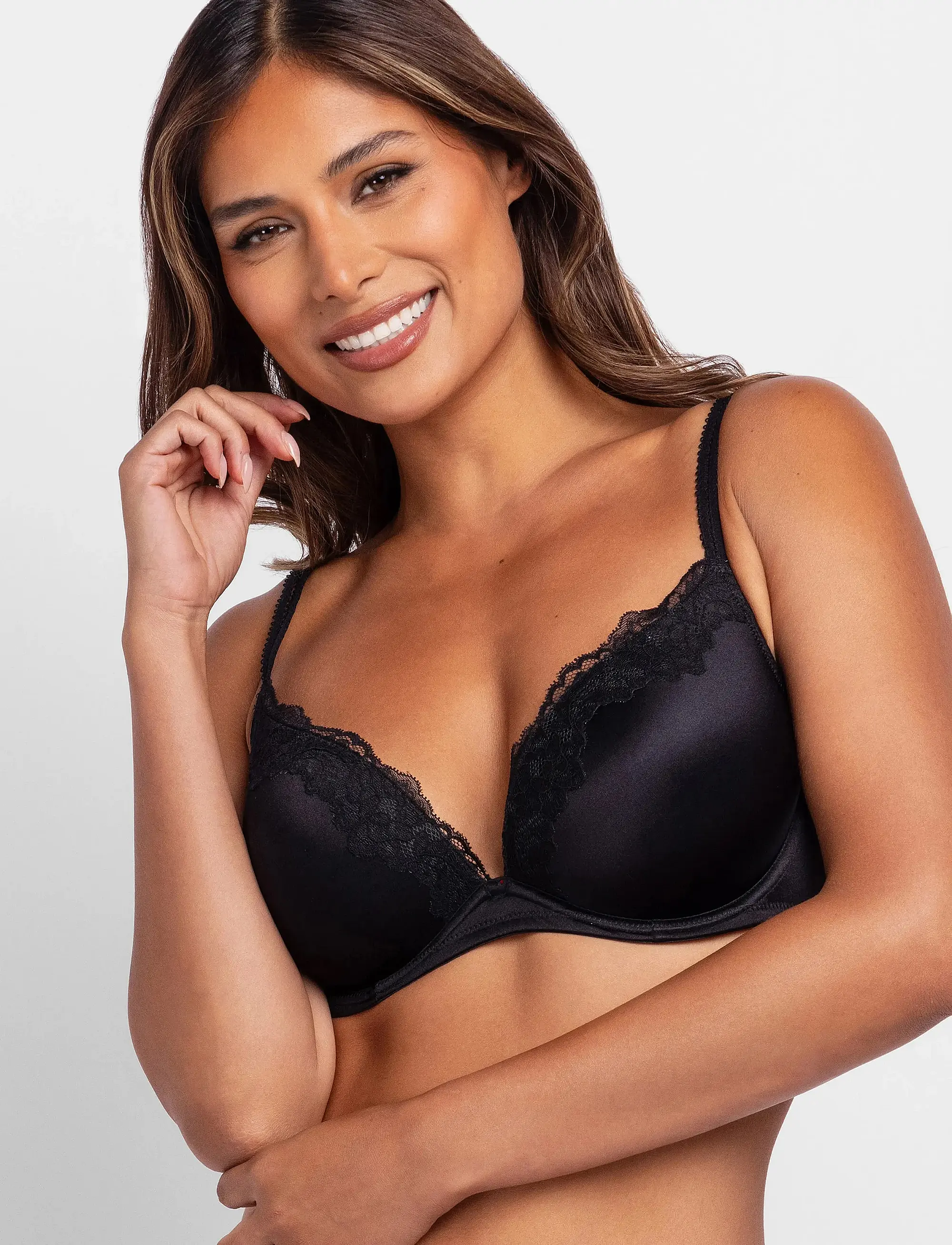 Бюстгальтер Origins-shiny micro black FXPG0053MI127 Dorina