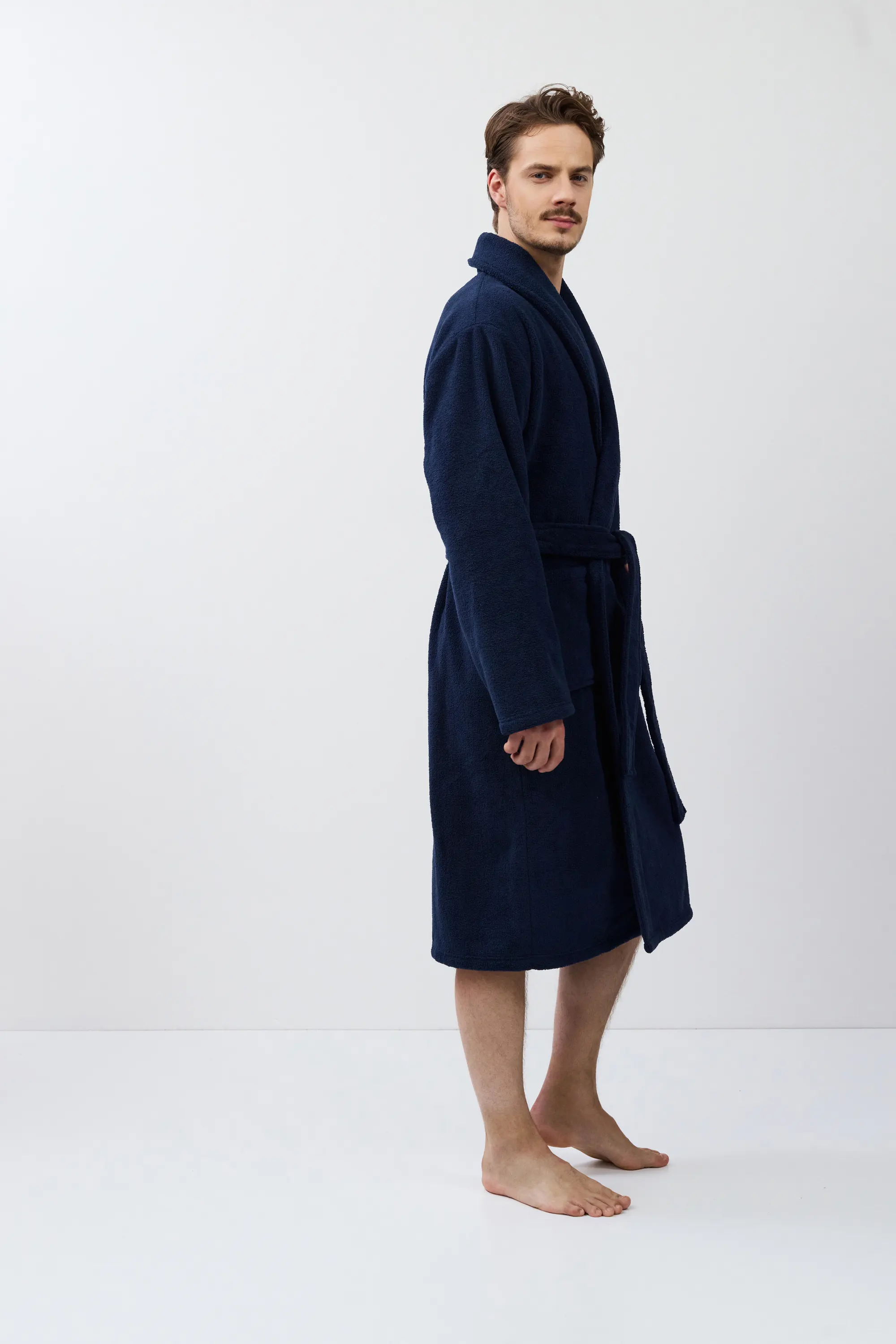 Халат Gerald bathrobe blue Aruelle