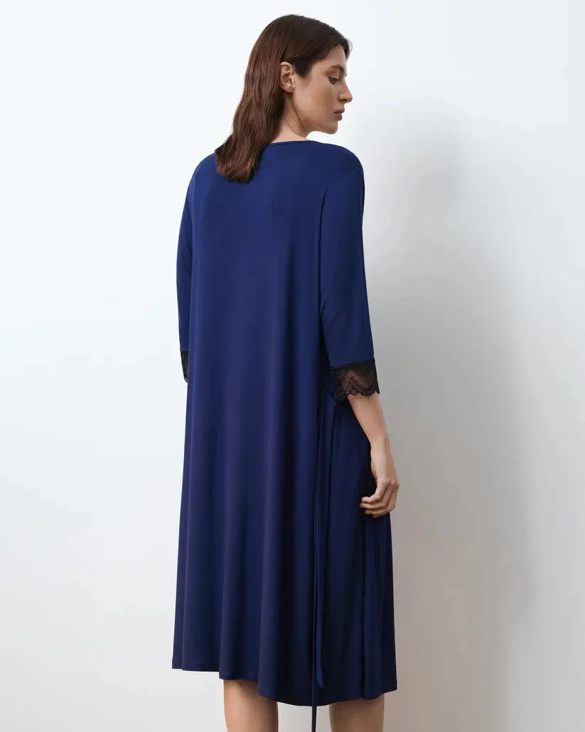Халат navy blue 02105 Effetto