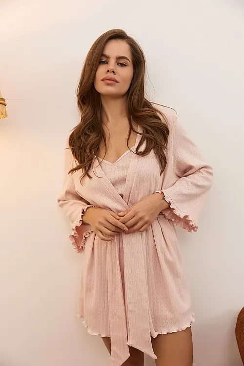 Халат рожевий SN-5031 Your Touch, Україна