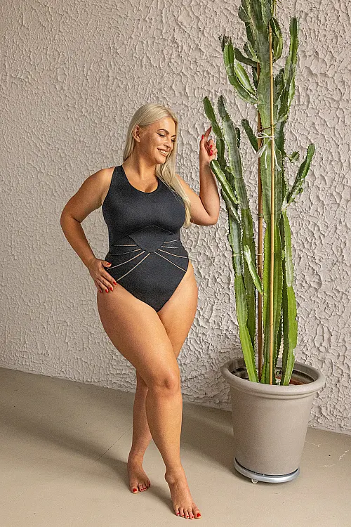 Купальник black SS23BW07 BWB6300 BL Krisline, Польща