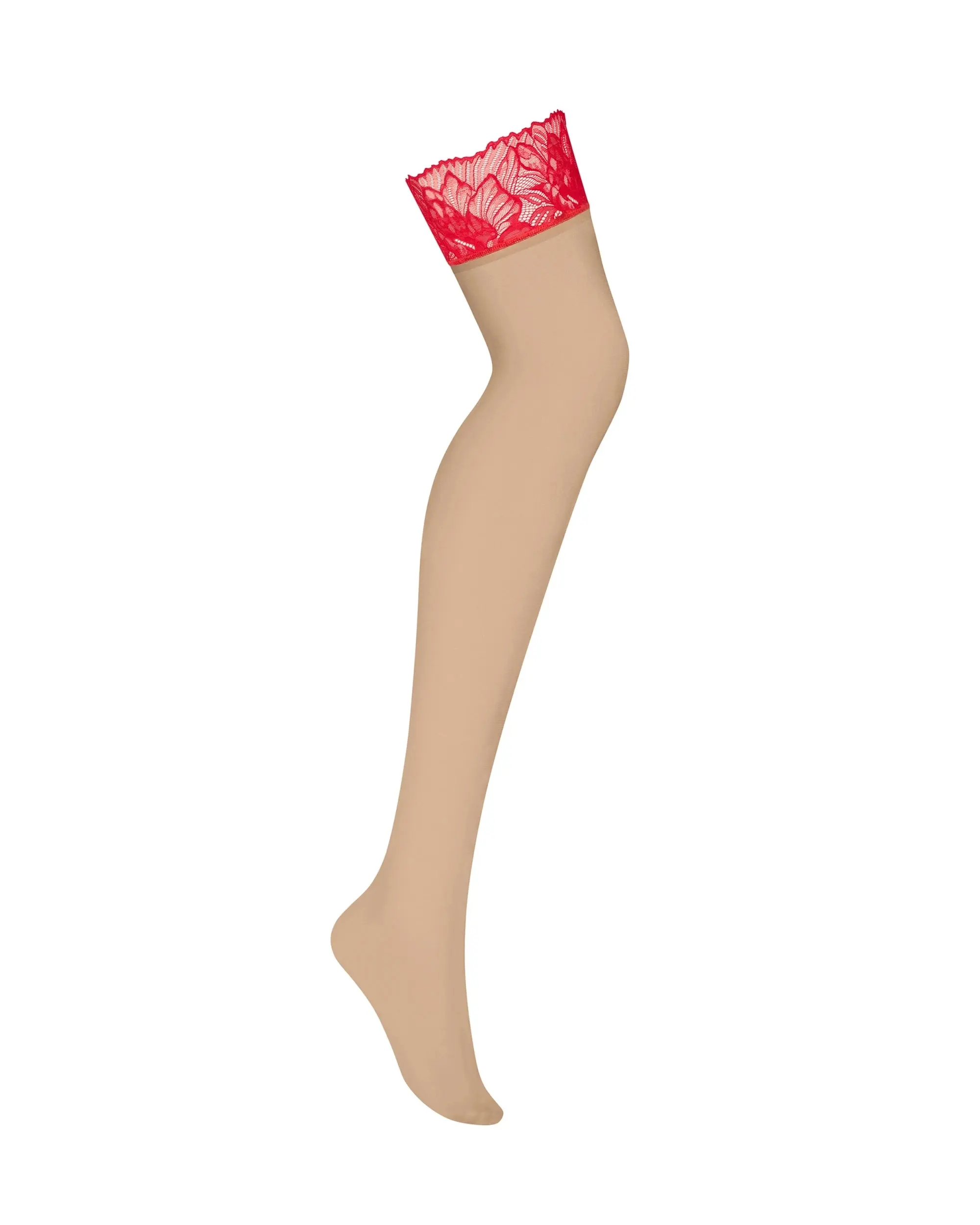 Панчохи red Matildea stockings Obsessive